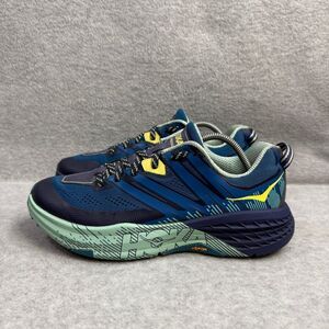 Hoka One One Womens Shoes Size 8.5 Speed Goat 3 Blue Trail Running Sneakers 2024